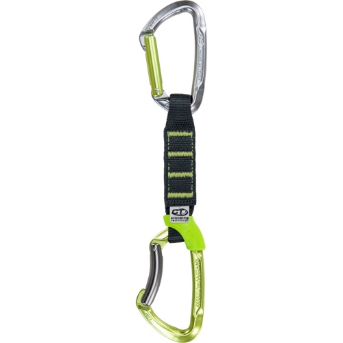 Купить Оттяжка с карабинами Climbing Technology Lime set NY PRO 12 см art.2E661DC C0L в Киеве по лучшей цене с доставкой в Украине | Магазин NORTHWALL